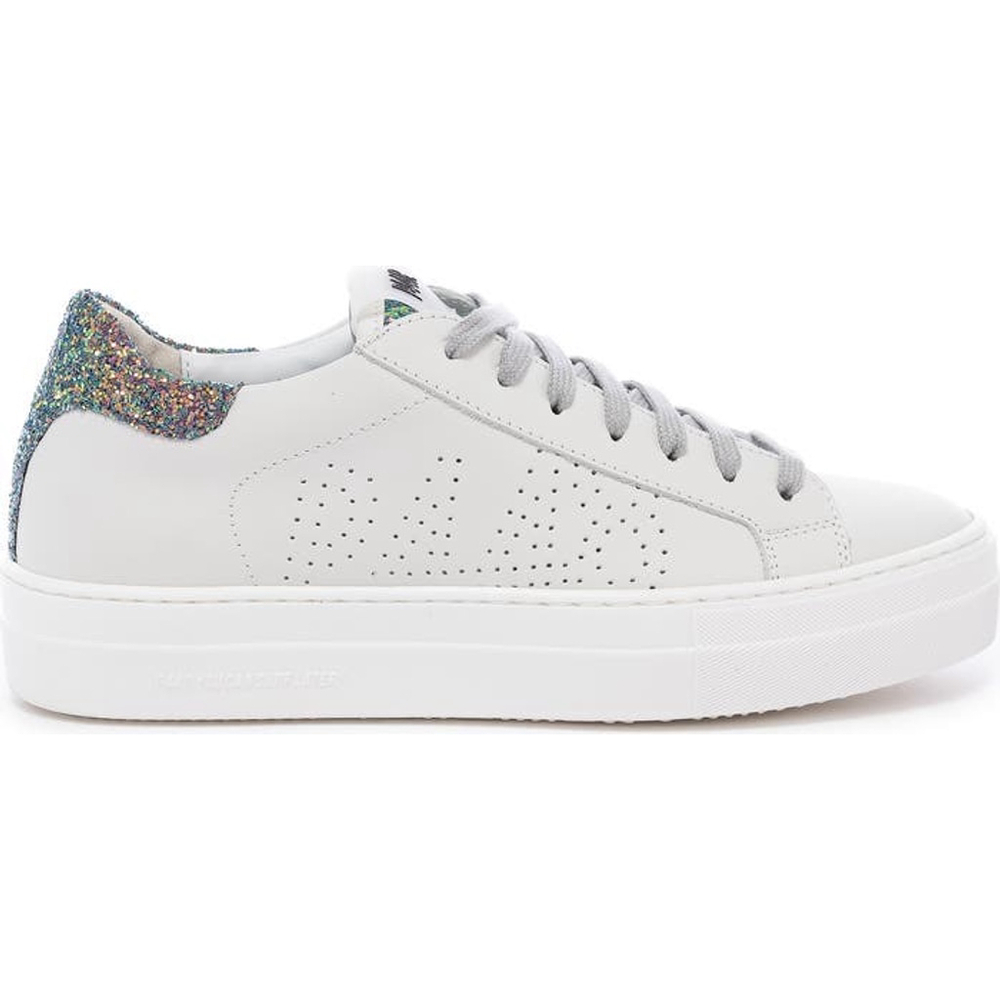 P448 Thea Platform Sneakers Women EU 37 Multi Purple NWT - Picture 2 of 7